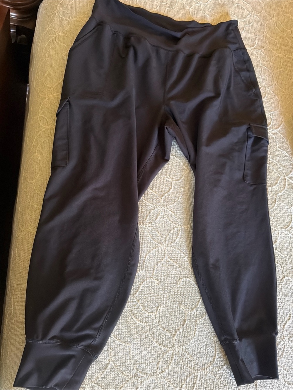 Old Navy Jogger Black Extra High Rise Go Dry Women’s Size XXL With Pockets